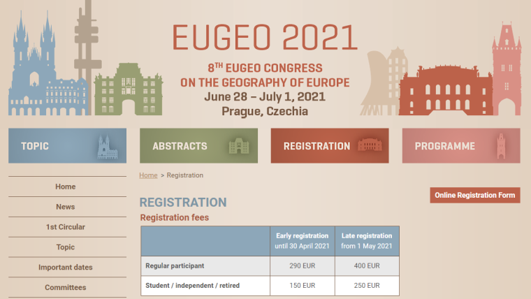 Kviečiame į 8-ąjį Europos geografų kongresą